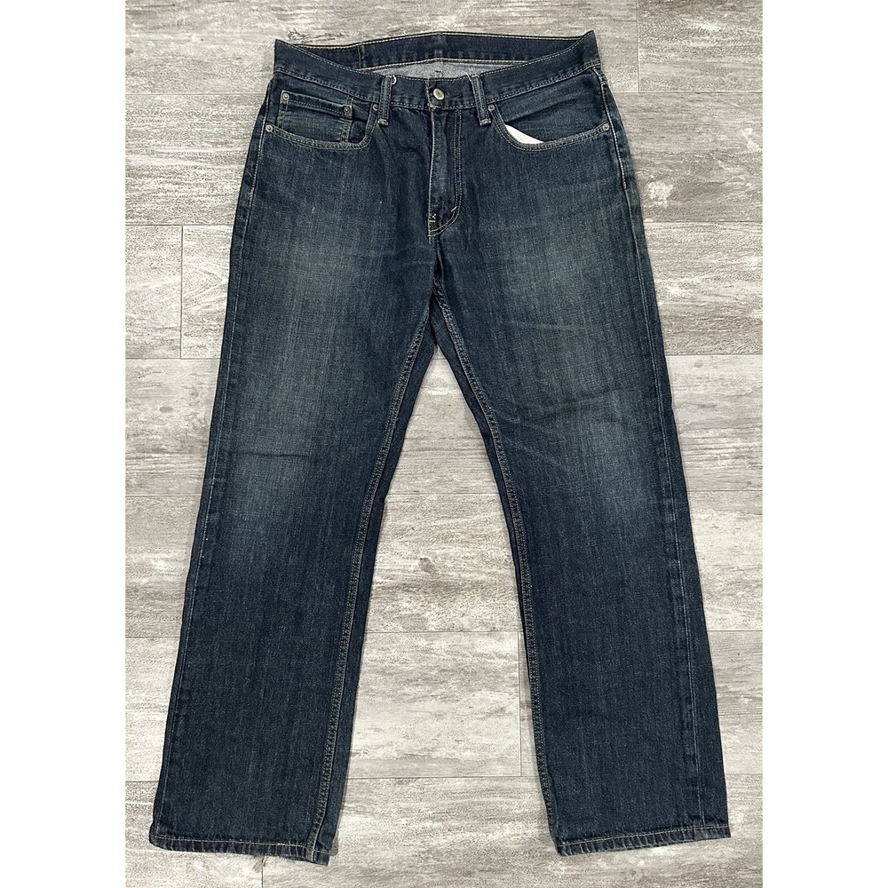Levis 559 Straight Leg Dark Wash Jeans Mens Size 34x31 Cotton